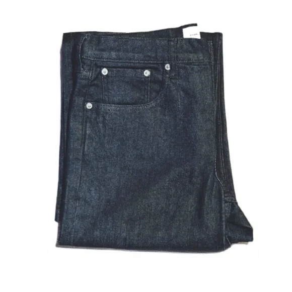 NWT! EVERLANE Column Jean in Pure Blue w a Wide Straight Leg, size 28 - Picture 5 of 10